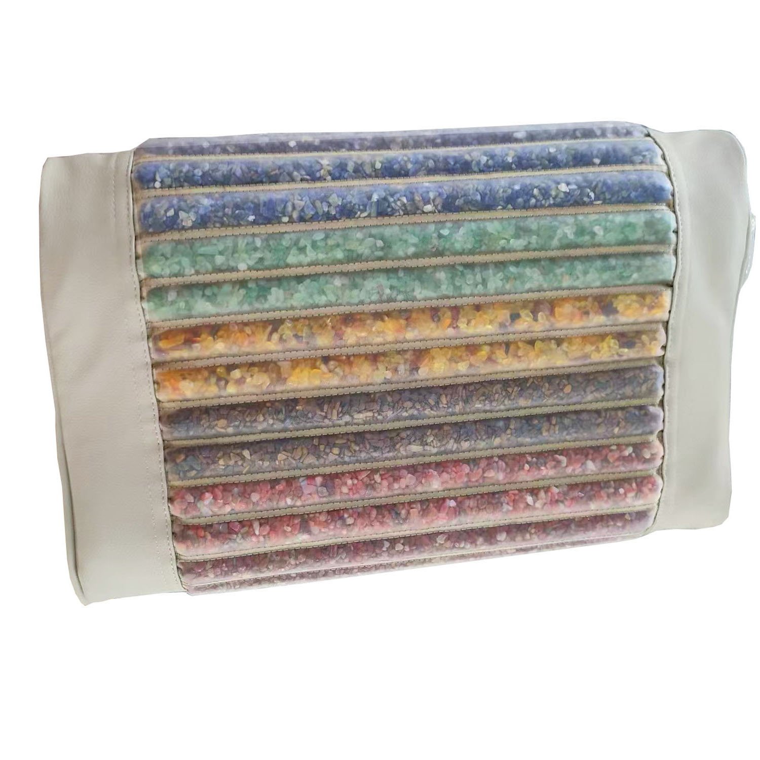 Rainbow Chakra Premium Gemstone Pillow