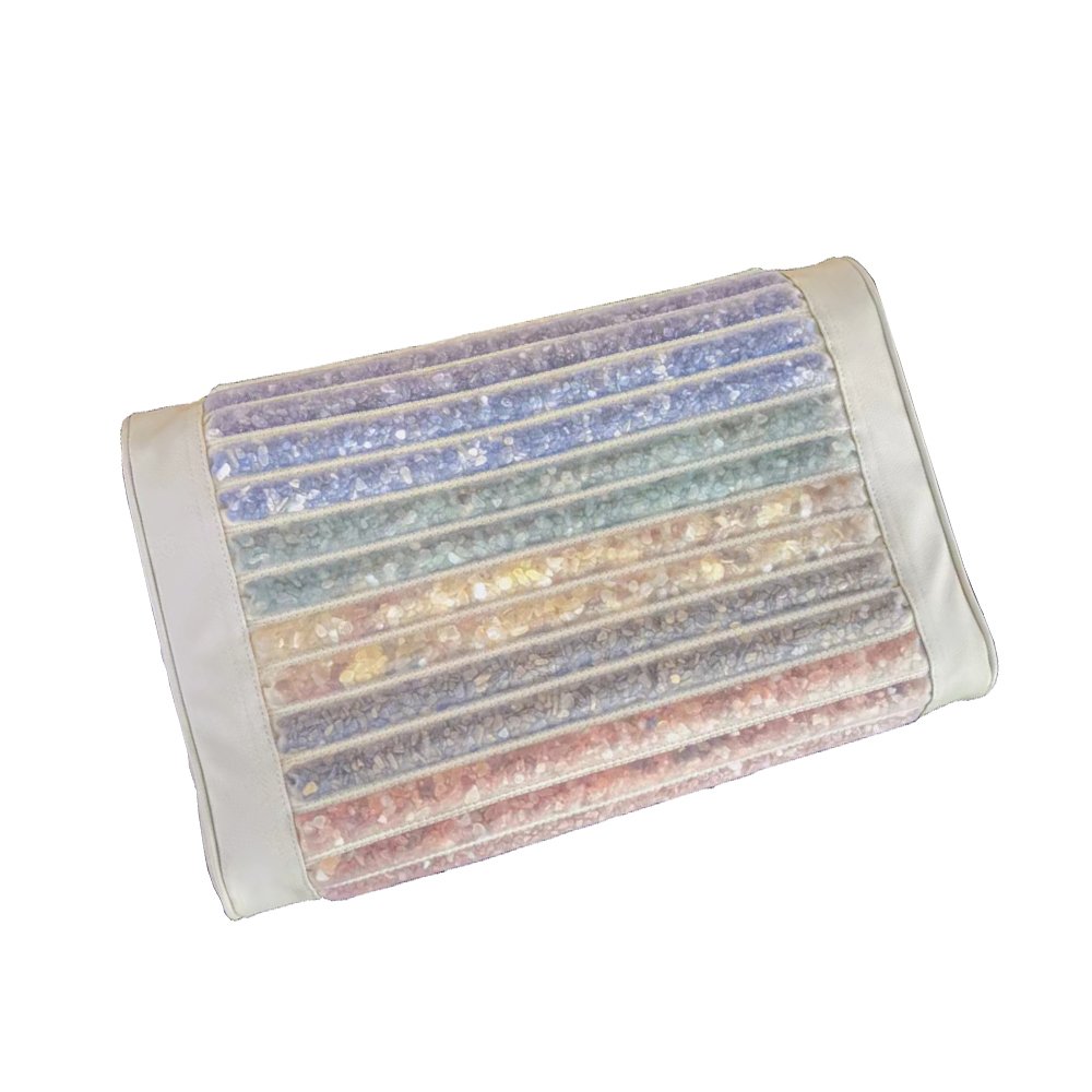 Rainbow Chakra Premium Gemstone Pillow